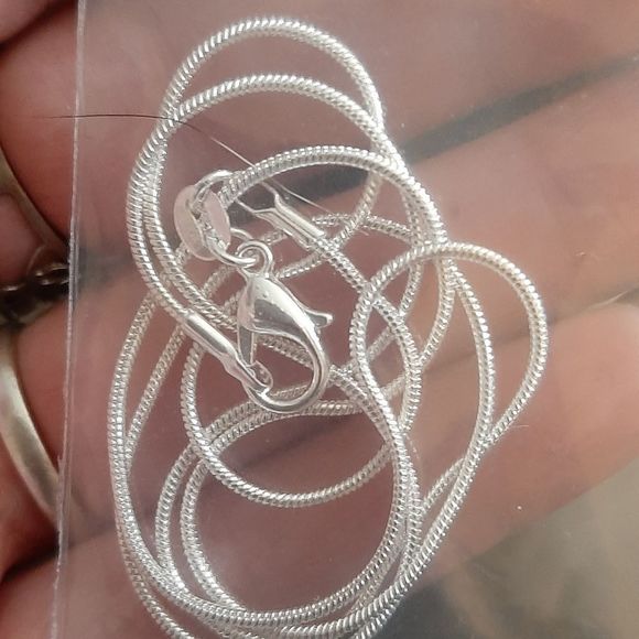 Sterling Silver 925 wire wrapped blue flash labradorite boho necklace - Picture 3 of 11